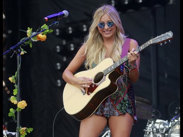 Country singer Madeline Merlo performs on day two of the 3rd annual Country Thunder music festival held at Prairie Winds Park in northeast Calgary Saturday, August 18, 2018. Dean Pilling/Postmedia