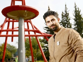 Jason Ribeiro, one of the main volunteer organizers of Yes Calgary 2026 at the Olympic Oval in Calgary on Monday, Aug. 20, 2018.