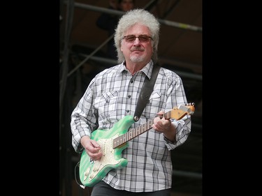 Greg Jennings, guitarist for the band Restless Heart, performs on day two of the 3rd annual Country Thunder music festival held at Prairie Winds Park in northeast Calgary Saturday, August 18, 2018. Dean Pilling/Postmedia