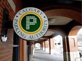 The Centennial Parkade is shown on 9 Ave SW in downtown Calgary, Alta on Sunday February 12, 2017.