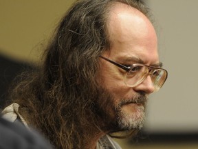 In this Aug. 16, 2010 file photo, Billy Ray Irick, on death row for raping and killing a 7-year-old girl in 1985, appears in a Knox County criminal courtroom in Knoxville, Tenn., arguing that he's too mentally ill to be executed by the state.