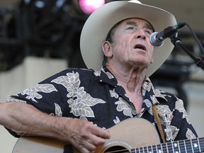 Ian Tyson performs at the Calgary Folk Music Festival on July 24, 2010.