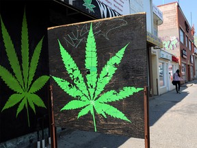 Weed stores are starting to pop up around Calgary as the legal date is approaching on Wednesday August 8, 2018. Darren Makowichuk/Postmedia