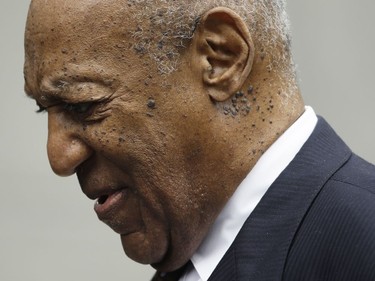 Bill Cosby departs from a sentencing hearing at the Montgomery County Courthouse, Monday, Sept. 24, 2018, in Norristown Pa. Cosby's chief accuser on Monday asked for "justice as the court sees fit" as the 81-year-old comedian faced sentencing on sexual assault charges that could make him the first celebrity of the #MeToo era to go to prison.