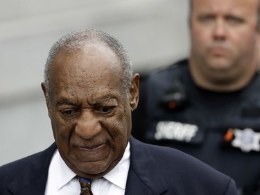 Bill Cosby departs after a sentencing hearing at the Montgomery County Courthouse, Monday, Sept. 24, 2018, in Norristown, Pa. Cosby's chief accuser on Monday asked for "justice as the court sees fit" as the 81-year-old comedian faced sentencing on sexual assault charges that could make him the first celebrity of the #MeToo era to go to prison.