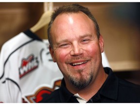 Calgary Hitmen head coach Steve Hamilton.