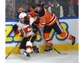Battle-of-Alberta games tend to carry a little more emotion than your garden-variety NHL matchup. File photo by Ed Kaiser/Postmedia.