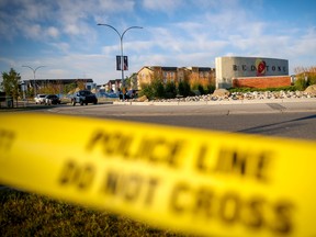 The Alberta Serious Incident Response Team (ASIRT) has been called in after a police shooting in the northeast Calgary community of Redstone on Friday, August 31, 2018. Al Charest/Postmedia