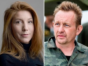Peter Madsen (right) was convicted of the murder of Kim Wall. (Tom Wall via AP, File/LINDHARDT/AFP/Getty Images)