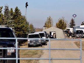 Calgary police search a property near Aldersyde in an attempt to recover evidence linked to the disappearance of Adam Stewart Young, 35.