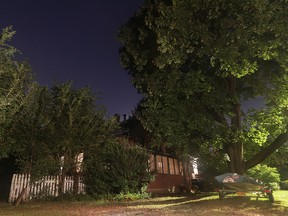 The home of Paul Rosenfeld is shown Wednesday, Oct. 10, 2018, in Tappan, N.Y. (AP Photo/Frank Franklin II)