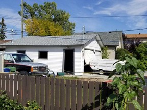 Damage is seen to a garage that exploded in Airdrie on September 6th, 2018. Airdrie RCMP and the Airdrie Fire Department are investigating the cause of the explosion that occurred in the 400 block of 1st Ave N.E. (Submitted/Jeremy Kennedy)