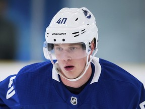 Vancouver Canucks say rookie forward Elias Pettersson is in concussion protocol. Pettersson was injured  in Vancouver's 3-2 win over the Florida Panthers Saturday.