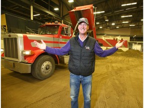 John Anderson is pictured Tuesday as he prepares for the upcoming Royal West Jumping Tournament at Stampede Park in Calgary. The 2018 edition of the Royal West jumping tournament begins on Thursday. Photo by Jim Wells/Postmedia