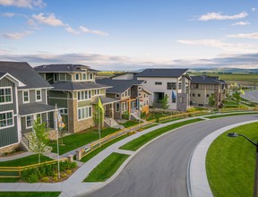 Photo supplied 
The streetscape of Harmony in Springbank, which won its second consecutive award for Community of the Year-Calgary-Region.