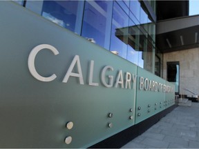 The Calgary Board of Education headquarters. Postmedia file photo.