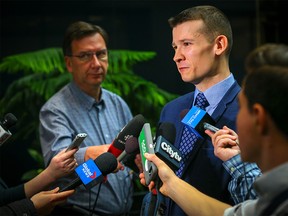 Coun. Jeromy Farkas at City Hall on Wednesday, November 21, 2018, the councillor says he'll put forward a motion to freeze councillors' salaries at a budget meeting next week. Al Charest/Postmedia