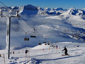 Skiers and borders enjoyed some superb early season conditions last weekend at Banff's Sunshine Village, the alpine resort west of Calgary is home to the longest non-glacial ski season in Canada and receives up to nine metres of snow each season. Al Charest/Postmedia ORG XMIT: POS1712052124189138