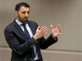 Councillor George Chahal in pictured in council chambers on November 28, 2018. Darren Makowichuk/Postmedia