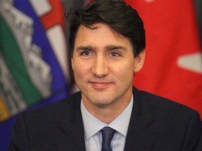 Prime Minister Justin Trudeau meets with energy leaders in Calgary on Thursday, November 22, 2018. Jim Wells/Postmedia