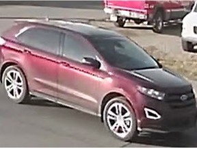 Police are asking the public to help locate a stolen vehicle linked to the shooting death of 41-year-old Chestermere man Dennis Lewis, killed on Monday, Nov. 26, 2018.