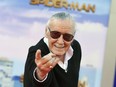 In this June 28, 2017 file photo, Stan Lee arrives at the Los Angeles premiere of "Spider-Man: Homecoming." A small, private funeral has been held to mourn Marvel Comics mogul Stan Lee, and his company is making more plans to memorialize him.