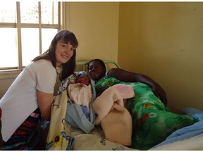 Calgarian Christina Hassan, co-founder of the non-profit group FullSoul, in Uganda during her time as a health care administrator. Her experience in the African nation motivated her to create the charity that helps provide maternity kits for clinics there. Supplied photo