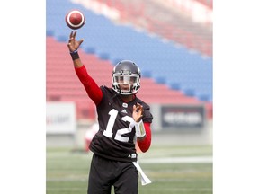 Calgary Stampeders QB Montell Cozart. File photo by Darren Makowichuk/Postmedia.