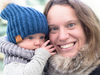 Valérie Théorêt, 37, and her 10-month-old daughter Adele.