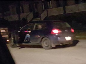 Police are asking the public for help locating a dark coloured hatchback with black rims believed to be linked to a vandalism spree in the southeast on Wednesday, Nov. 21, 2018.