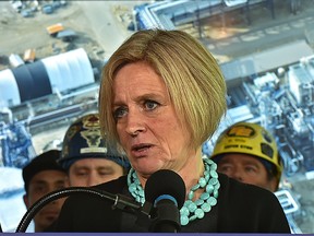 Premier Rachel Notley seeking industry interest in oil refining from the private sector at a news conference in Edmonton, December 11, 2018. Ed Kaiser/Postmedia