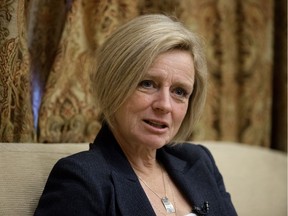 Premier Rachel Notley speaks with Postmedia during a year end interview at the Alberta Legislature, in Edmonton Monday Dec. 17, 2018.