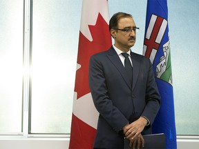 Minister of Natural Resources Amarjeet Sohi takes part in a press conference where the Federal government announced $1.6 billion in support for Canada's oil and gas sector, at NAIT in Edmonton Tuesday Dec. 18, 2018. Photo by David Bloom