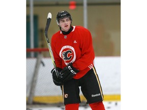 Martin Pospisil skates at the Calgary Flames development camp held at Winsport in Calgary on Friday, July 6, 2018. Jim Wells/Postmedia