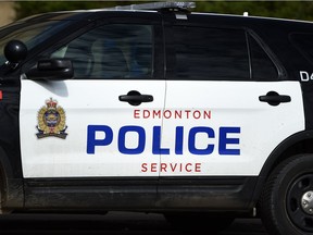 Edmonton police cruiser.