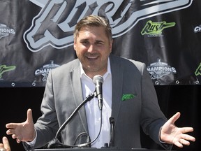 Saskatchewan Rush owner Bruce Urban says the intent was to poke fun at how overly sensitive society has become.