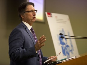Nelson Karpa, City Assessor shares key findings from this year's assessment roll, including median assessed values during a press conference at Calgary Power Reception Hall in Calgary, on Thursday January 3, 2019. Leah Hennel/Postmedia