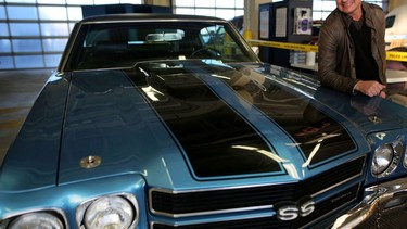Rob Cook with his 1970 Chevrolet Chevelle, at District 1 Office on Friday, January 4, 2019 that police recovered after it was stolen sometime between 1 p.m., on Sunday, Oct. 28, 2018, and 7:30 a.m., on Monday, Oct. 29, 2018, from outside a business located in the 100 block of Crowfoot Way N.W. in Calgary. Leah Hennel/Postmedia