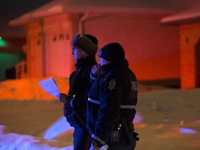 Police are responding to an incident in the area of 166 Avenue and 76 Street, in Edmonton Wednesday Jan. 9, 2019. Photo by David Bloom