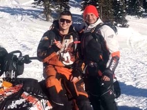 Matt and Larry Burdiga have been identified by friends as the son and father involved in the fatal avalanche on Mount Brewer near Invermere, B.C., on the weekend.