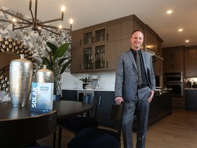 President of Jayman Built, Dave Desormeaux, in the new energy-efficient additions to their builds, in Calgary on January 28, 2019. (Christina Ryan/Calgary Herald)