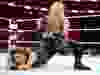 Natalya locks Trish Stratus in the Sharpshooter during last years women’s Royal Rumble match. (WWE Photo)