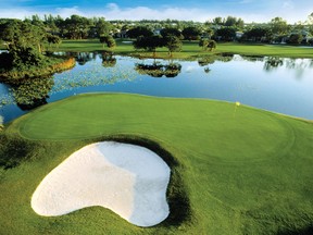 Hole 15 on the Champion Course at PGA National.