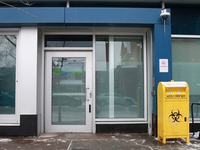 The Safeworks injection site at the Sheldon M. Chumir Health Centre is shown on Friday, February 15, 2019. Dean Pilling/Postmedia