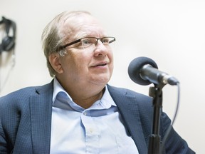 Calgary Sun columnist Rick Bell is a guest on episode 12 of The Confluence podcast. He was photographed in studio on Wednesday, September 27, 2017. Kerianne Sproule/Postmedia