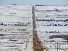 The Hand Hills south of Delia, Ab., on Wednesday, March 13, 2019. Mike Drew/Postmedia