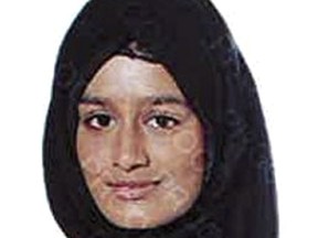 This undated photo issued by the Metropolitan Police shows Shamima Begum.