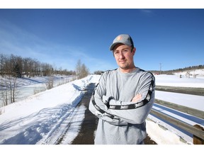 Travis Phillips stared down the barrel of a rifle when he and family members confronted two people trying to steal a truck in the area. Photo by Jim Wells/Postmedia