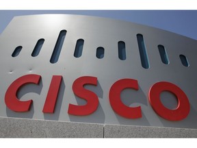 This May 9, 2012, file photo, shows an exterior view of Cisco Systems Inc. headquarters in Santa Clara, Calif.