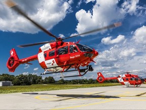 Photo of the new Airbus H145 helicopter that will replace STARS Air Ambulance's existing fleet. Supplied photo